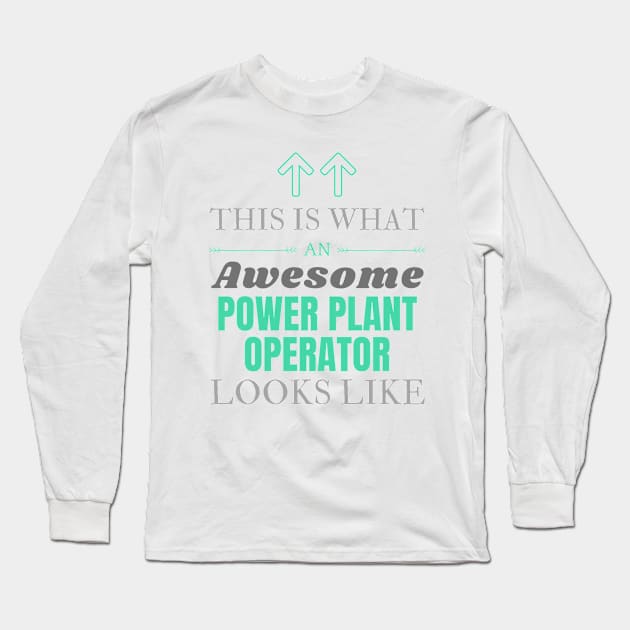 Power plant operator Long Sleeve T-Shirt by Mdath